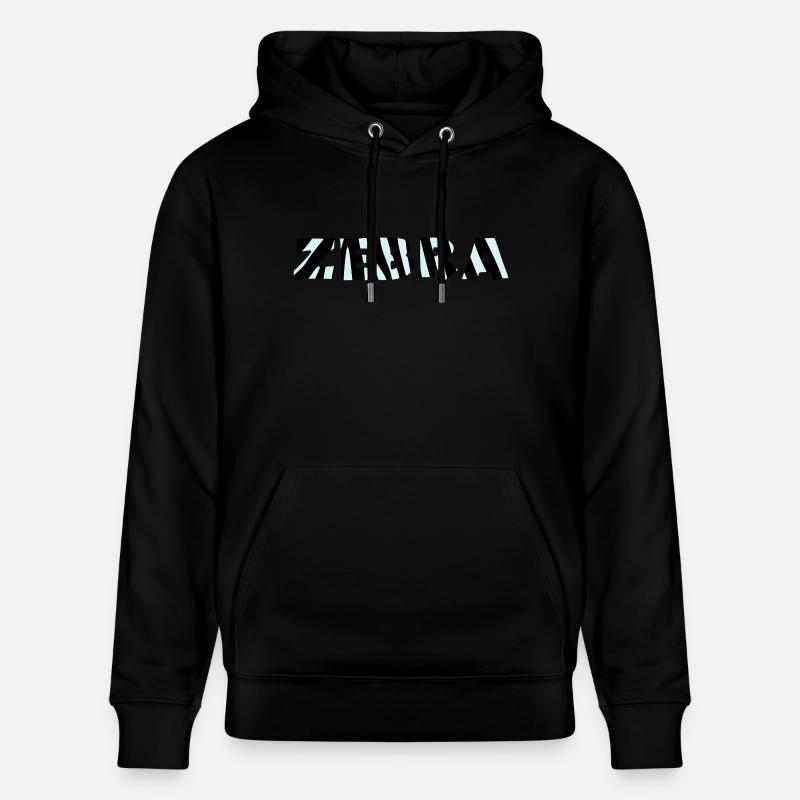 zébre - Sweat à capuche bio CRUISER Stanley/Stella Unisexe - noir