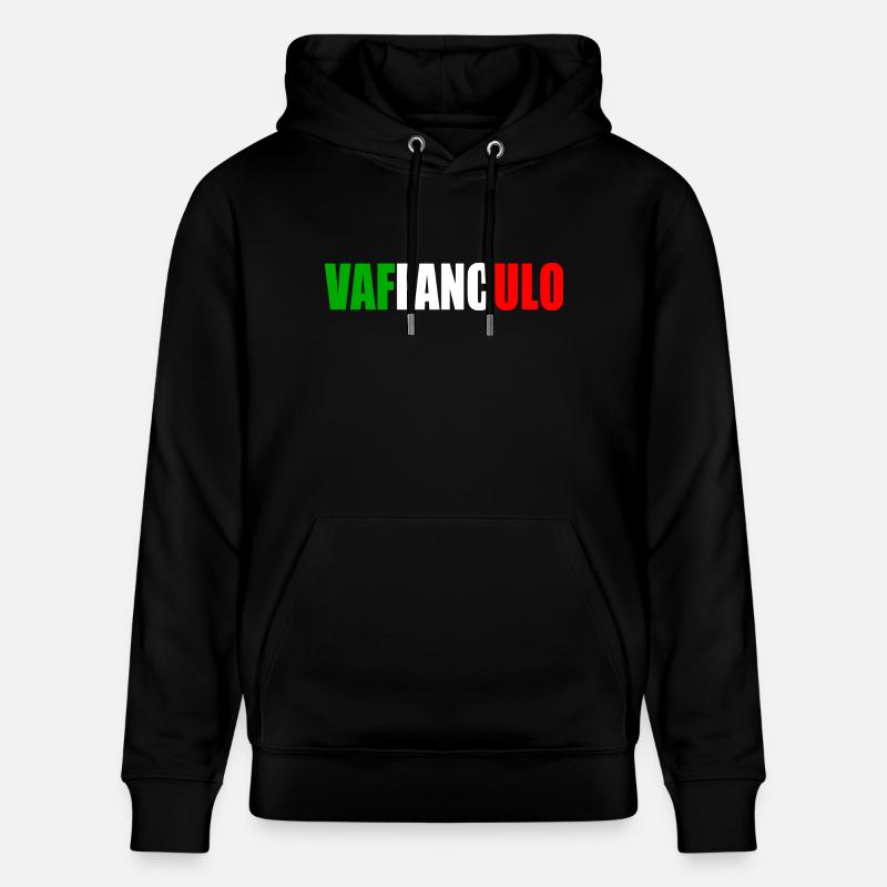 Vaffanculo - Stanley/Stella Unisex Bio-Hoodie CRUISER  - Schwarz