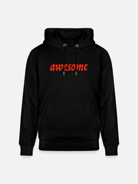 awesome - Stanley/Stella Unisex Bio-Hoodie CRUISER - Schwarz
