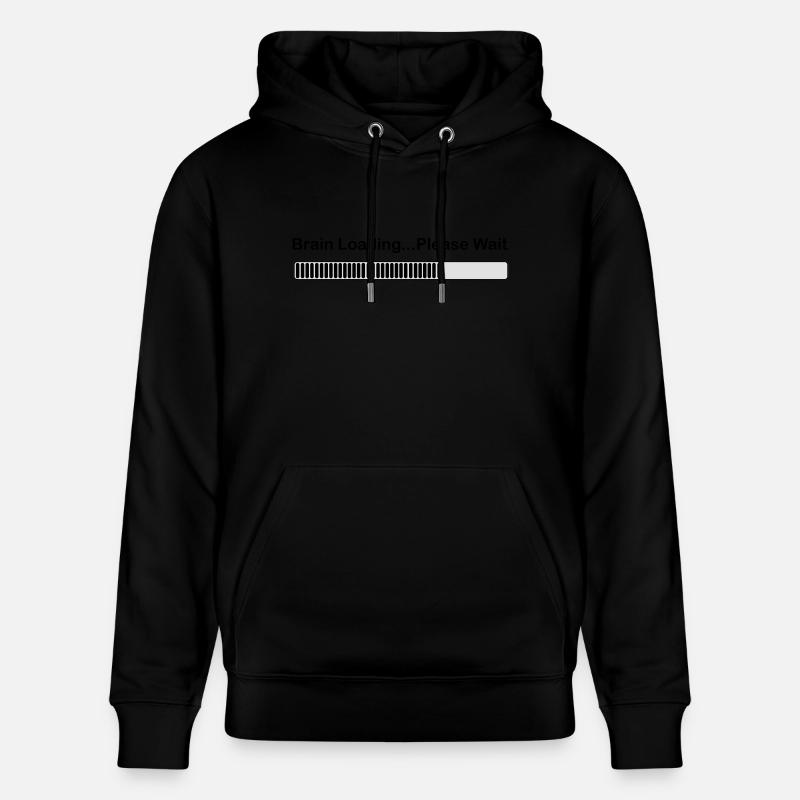 brainloading - Stanley/Stella CRUISER Unisex Organic Hoodie - black