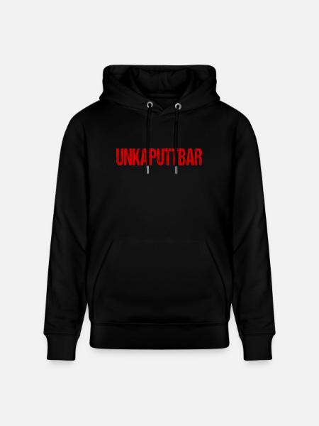 UNKAPUTTBAR - Stanley/Stella Unisex Bio-Hoodie CRUISER - Schwarz
