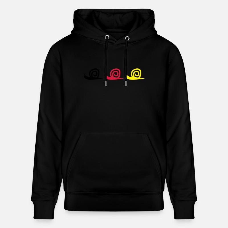 Escargot - Sweat à capuche bio CRUISER Stanley/Stella Unisexe - noir