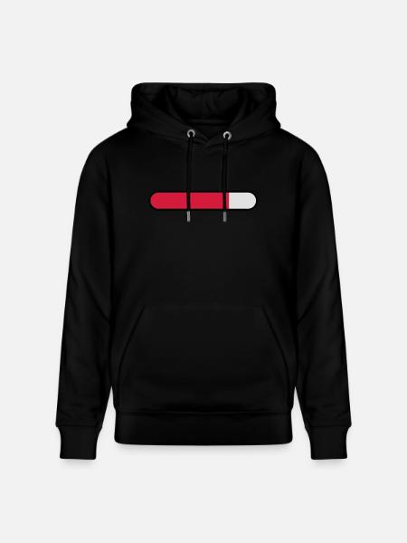 ladebalken leer - Stanley/Stella Unisex Bio-Hoodie CRUISER  - Schwarz