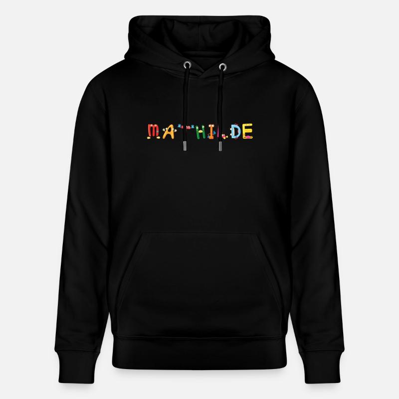 Mathilde - Stanley/Stella Unisex Bio-Hoodie CRUISER  - Schwarz