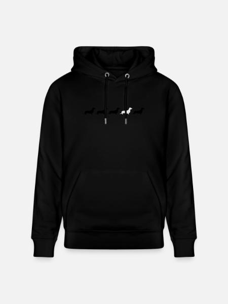 teckel - Sweat à capuche bio CRUISER Stanley/Stella Unisexe - noir
