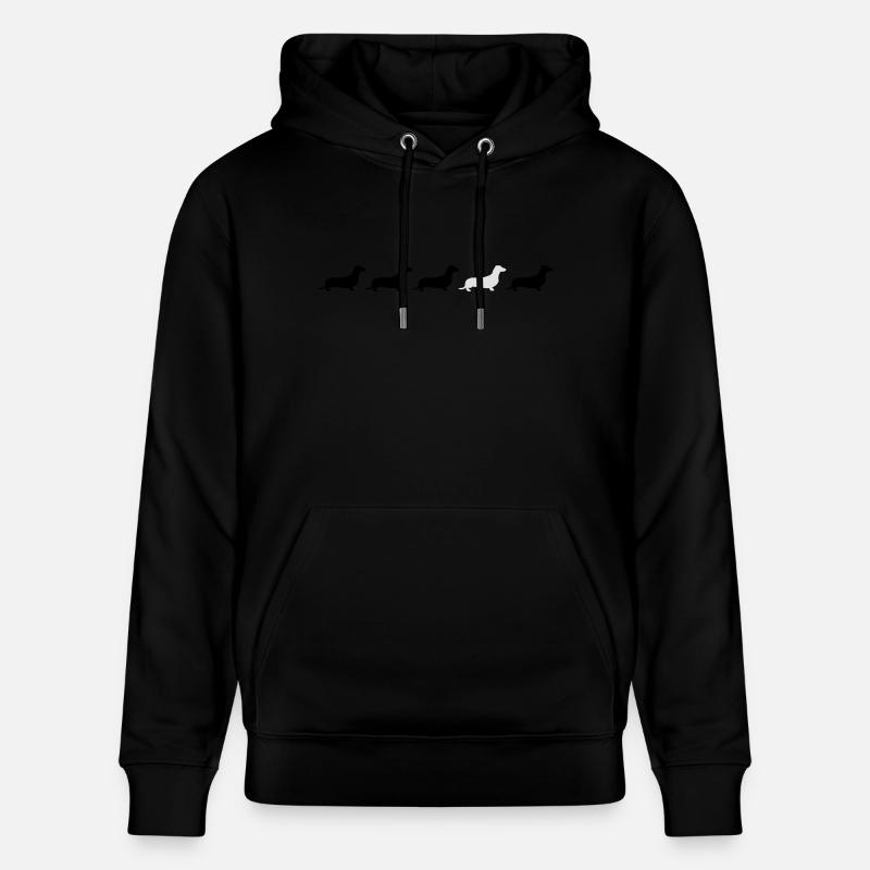 teckel - Sweat à capuche bio CRUISER Stanley/Stella Unisexe - noir