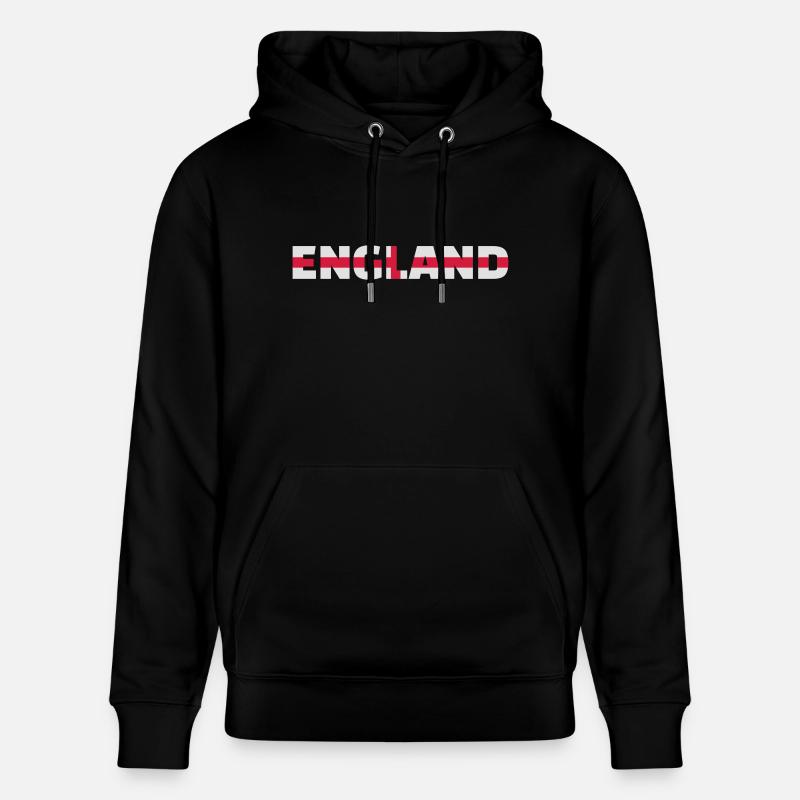 England - Stanley/Stella CRUISER Unisex Organic Hoodie - black