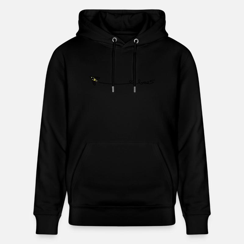 love bees - Stanley/Stella Unisex Bio-Hoodie CRUISER - Schwarz