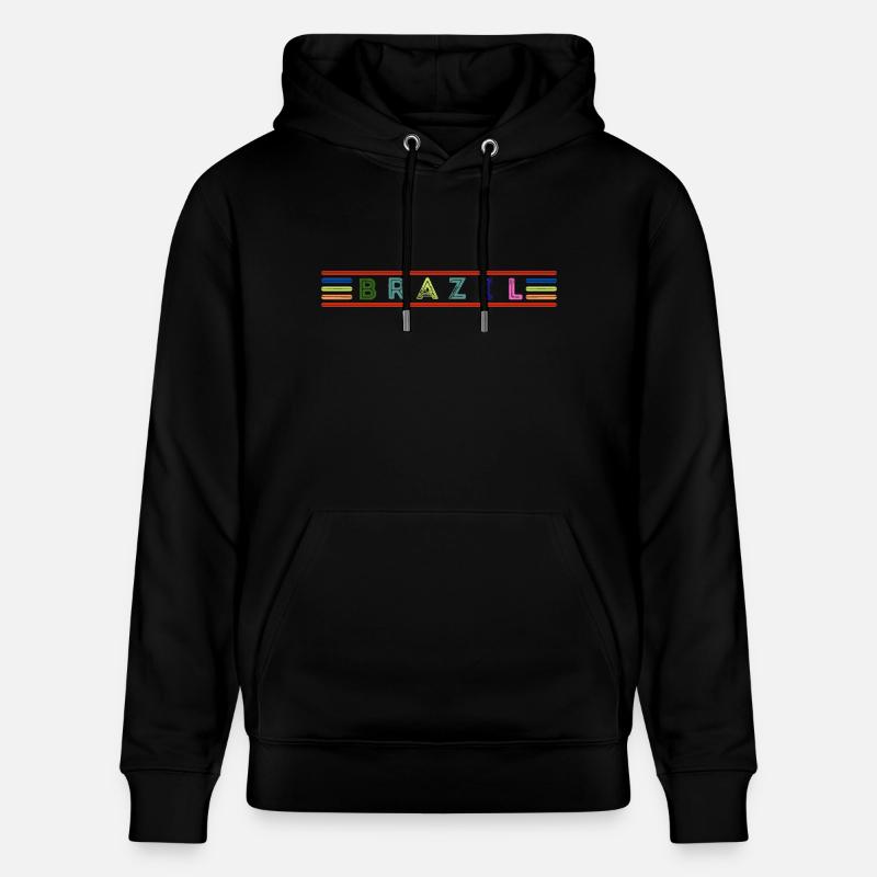 Brazil - Sweat à capuche bio CRUISER Stanley/Stella Unisexe - noir