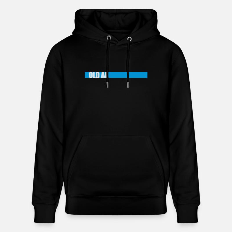 old AF Text Logo - Stanley/Stella Unisex Bio-Hoodie CRUISER  - Schwarz