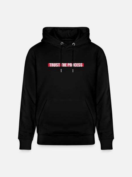 trust the process Quote - Stanley/Stella CRUISER Unisex Organic Hoodie - black