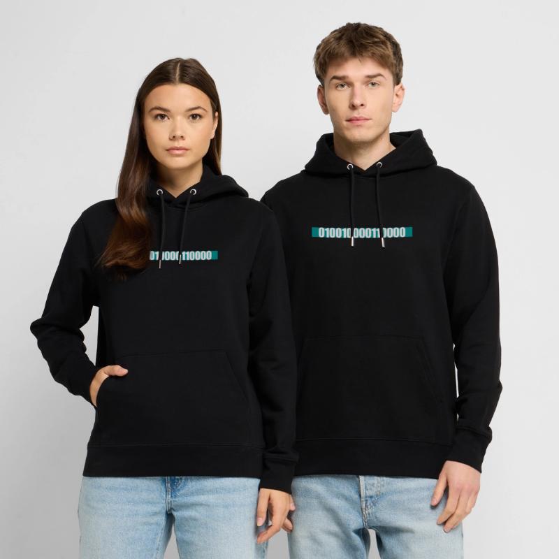Binär Code Programm Sprache Stanley/Stella Unisex Bio-Hoodie CRUISER 