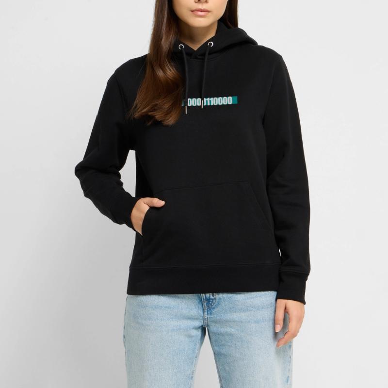Langage de programme de code binaire Sweat à capuche bio CRUISER Stanley/Stella Unisexe