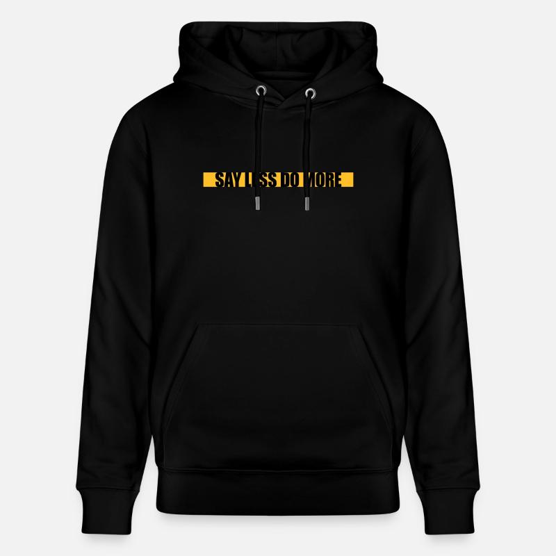 Dire moins faire plus - Sweat à capuche bio CRUISER Stanley/Stella Unisexe - noir