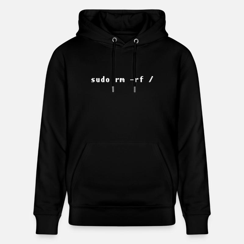 Lustiges Linux Admin Design - Stanley/Stella Unisex Bio-Hoodie CRUISER  - Schwarz