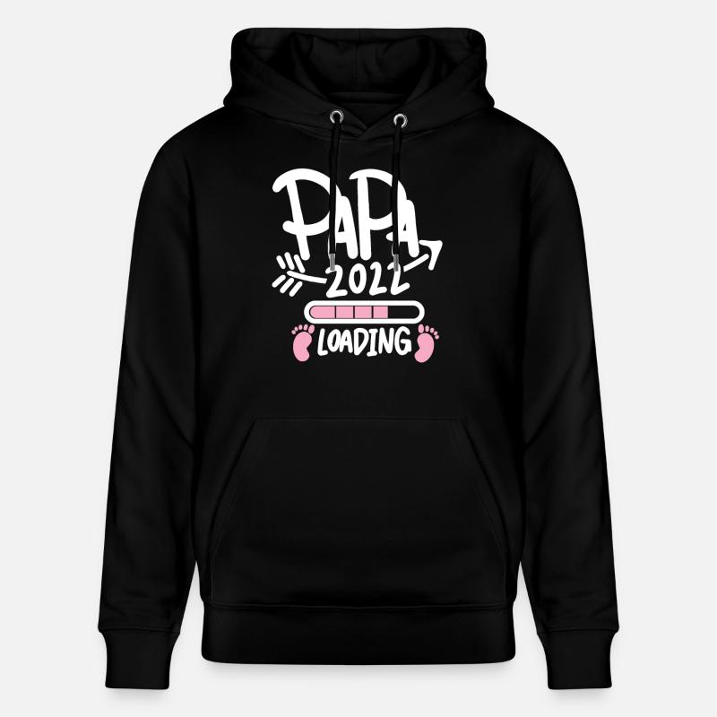 Papa 202 loading Tochter - Stanley/Stella Unisex Bio-Hoodie CRUISER - Schwarz