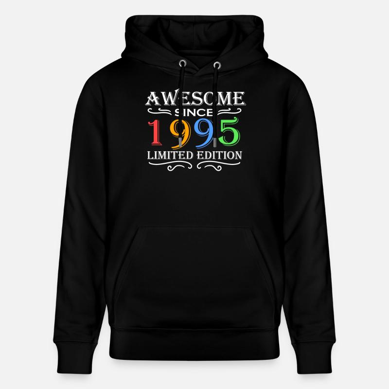 1995 - Né en 1995 - Sweat à capuche bio CRUISER Stanley/Stella Unisexe - noir