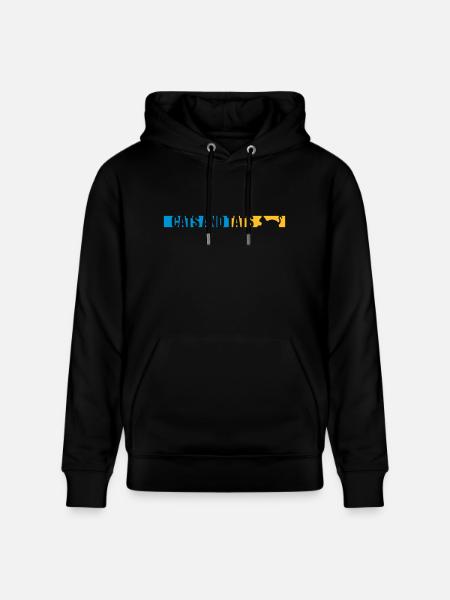 cats and tats quote - Stanley/Stella CRUISER Unisex Organic Hoodie - black