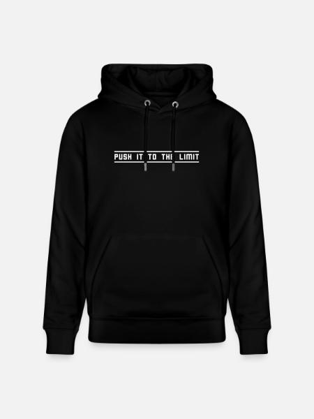 Push it to the limit - Stanley/Stella CRUISER Unisex Organic Hoodie - black