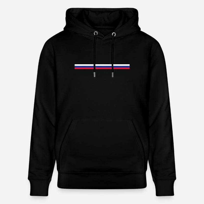 russland-small - Stanley/Stella Unisex Bio-Hoodie CRUISER  - Schwarz