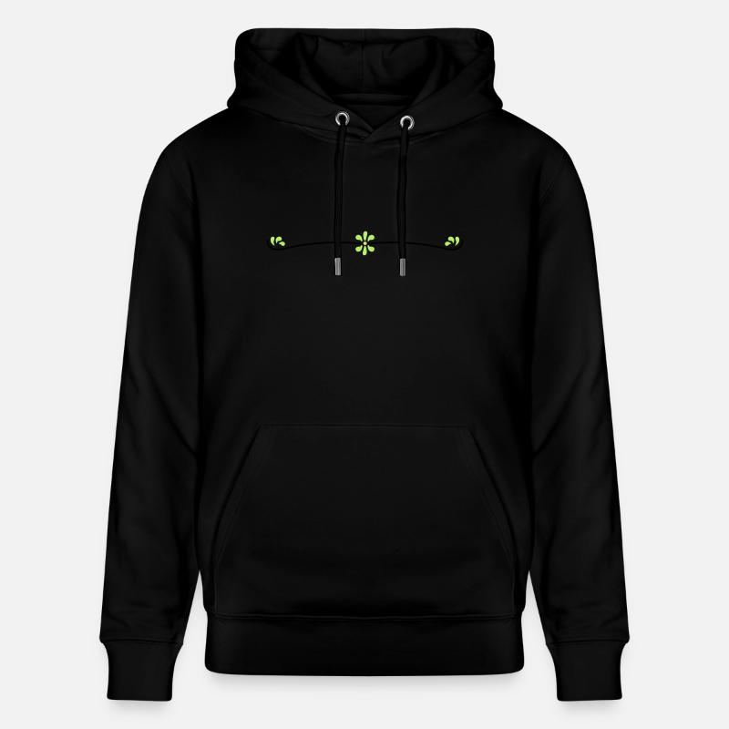 Blumenranke - Stanley/Stella Unisex Bio-Hoodie CRUISER  - Schwarz