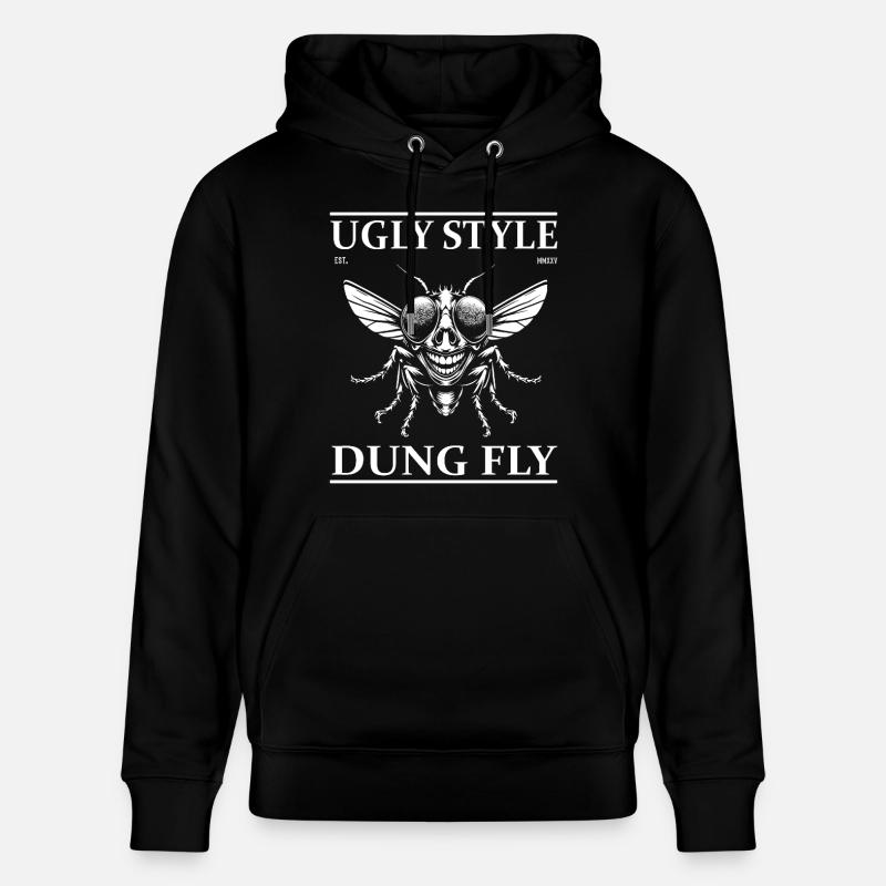 Mistfliege - Style laid Design drôle - Sweat à capuche bio CRUISER Stanley/Stella Unisexe - noir