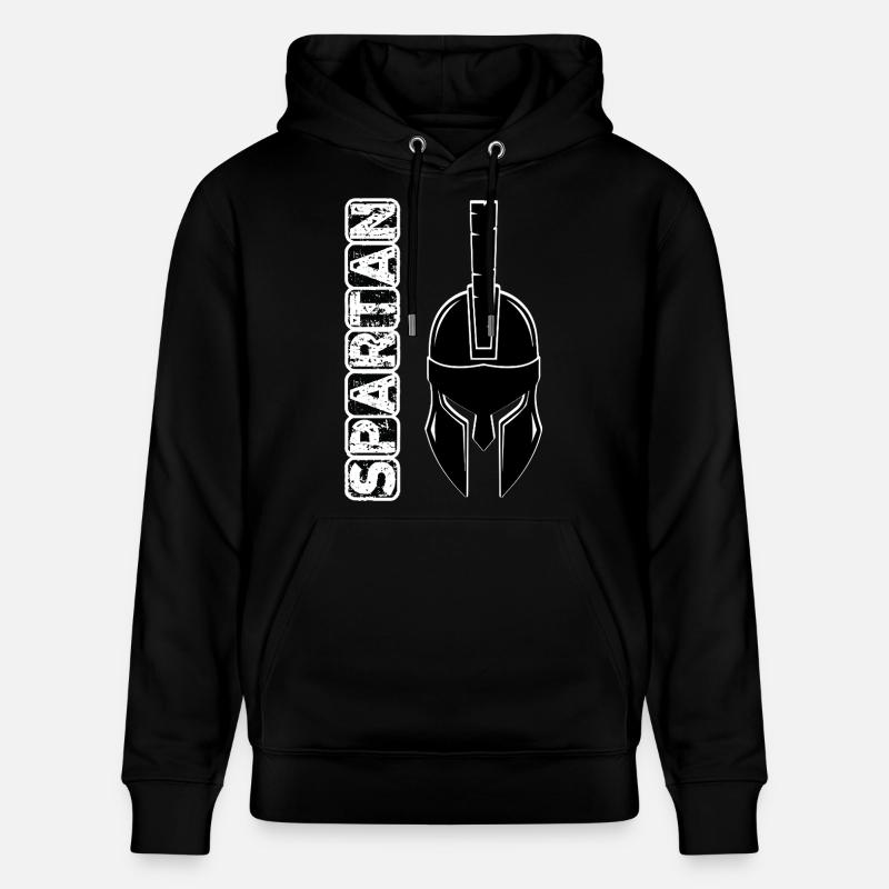 Casque spartiate grunge noir - Sweat à capuche bio CRUISER Stanley/Stella Unisexe - noir