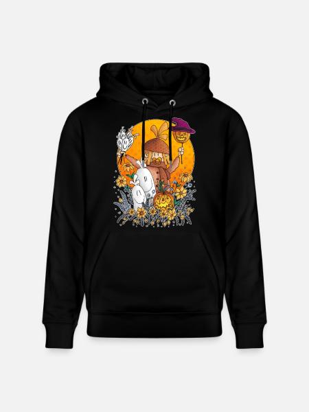 Ugo - the pumpkin parade / - Stanley/Stella CRUISER Unisex Organic Hoodie - black