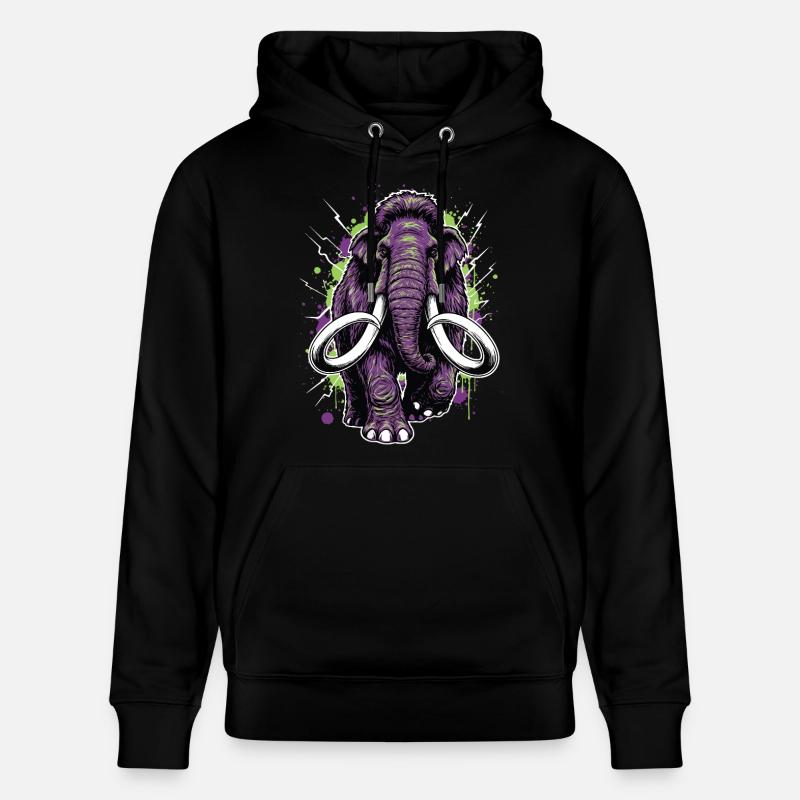 Mammouth Royal Force Ancestrale - Sweat à capuche bio CRUISER Stanley/Stella Unisexe - noir