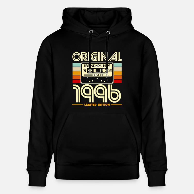 Original 1996 Cassette Limited - Sweat à capuche bio CRUISER Stanley/Stella Unisexe - noir