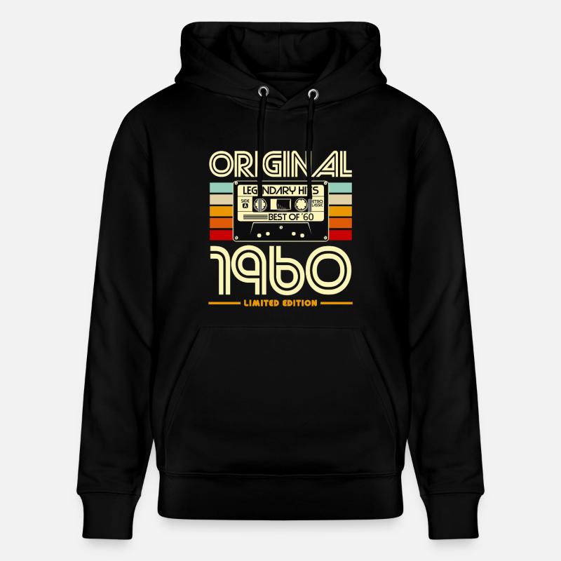 Original 1960 Limited Edition - Sweat à capuche bio CRUISER Stanley/Stella Unisexe - noir