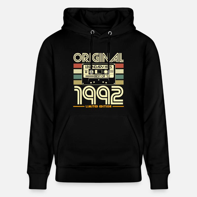 Original 1992 Cassette Limited - Sweat à capuche bio CRUISER Stanley/Stella Unisexe - noir