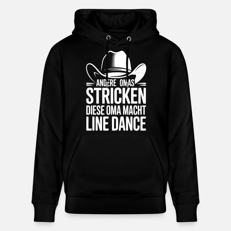 Omas Line Dance - Stanley/Stella Unisex Bio-Hoodie CRUISER  - Schwarz