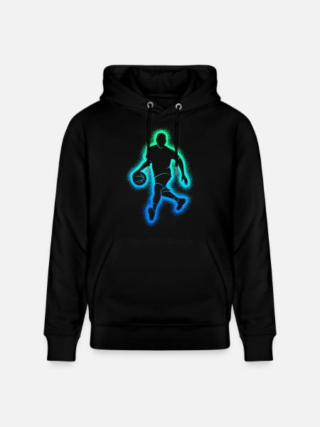 Basketball Players Basketball Players Boys Basketball - Stanley/Stella CRUISER Unisex Organic Hoodie - black