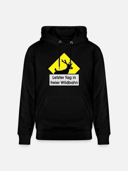 Junggeselle - Stanley/Stella Unisex Bio-Hoodie CRUISER  - Schwarz