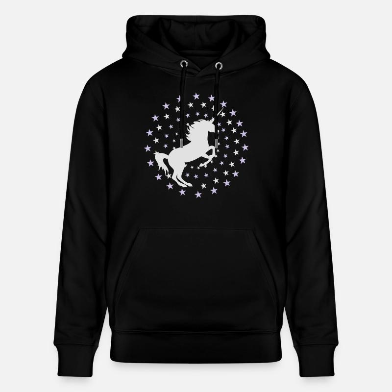 Einhorn - Stanley/Stella Unisex Bio-Hoodie CRUISER  - Schwarz