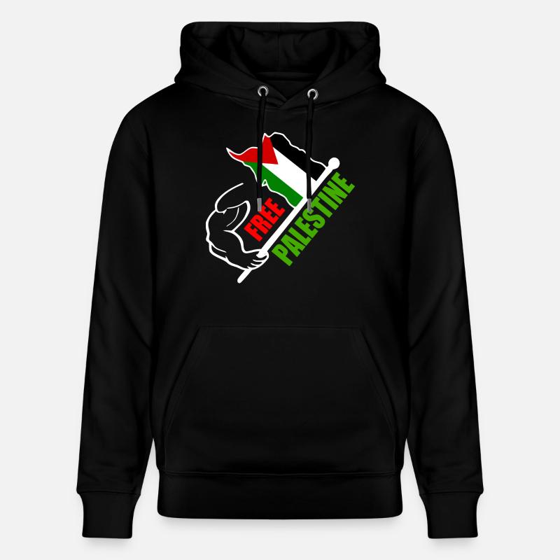 Free palestine - Sweat à capuche bio CRUISER Stanley/Stella Unisexe - noir