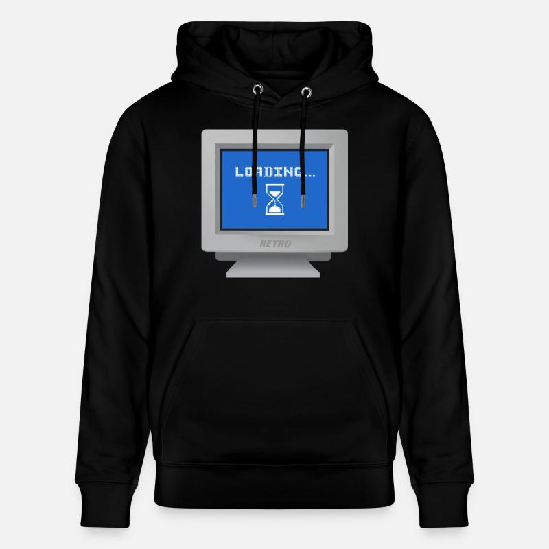 CRT design - Loading Wallpaper - Stanley/Stella Unisex Bio-Hoodie CRUISER  - Schwarz