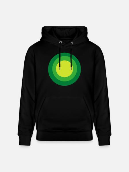 Circles - Design - Stanley/Stella CRUISER Unisex Organic Hoodie - black
