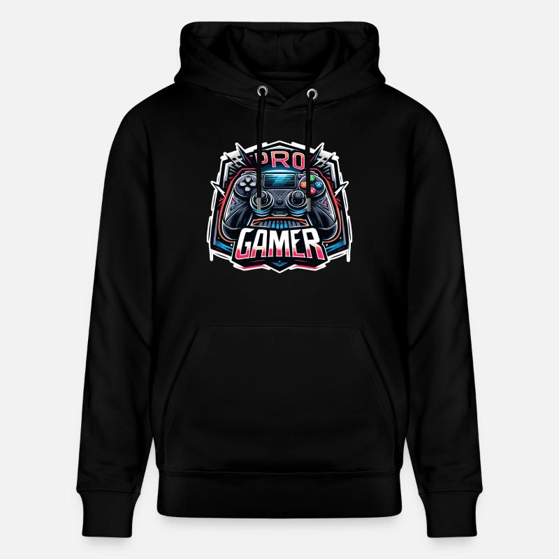 Pro Gamer - Controller Illustration - Stanley/Stella Unisex Bio-Hoodie CRUISER  - Schwarz