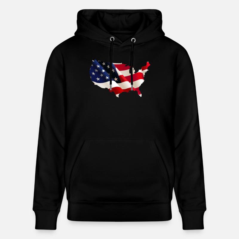 États-Unis - Sweat à capuche bio CRUISER Stanley/Stella Unisexe - noir