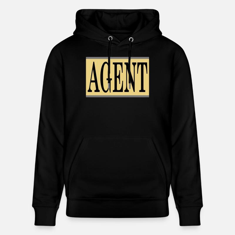 Agent - Stanley/Stella Unisex Bio-Hoodie CRUISER  - Schwarz