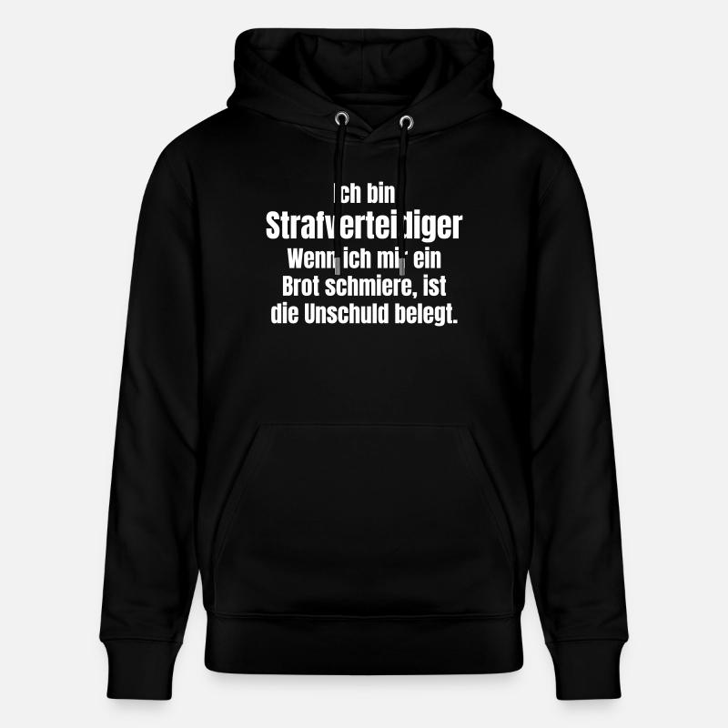 Strafverteidiger - Stanley/Stella Unisex Bio-Hoodie CRUISER  - Schwarz