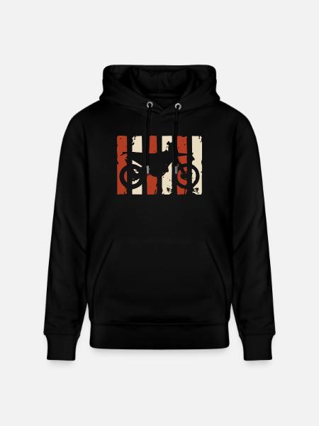 Moto Cross - Stanley/Stella CRUISER Unisex Organic Hoodie - black