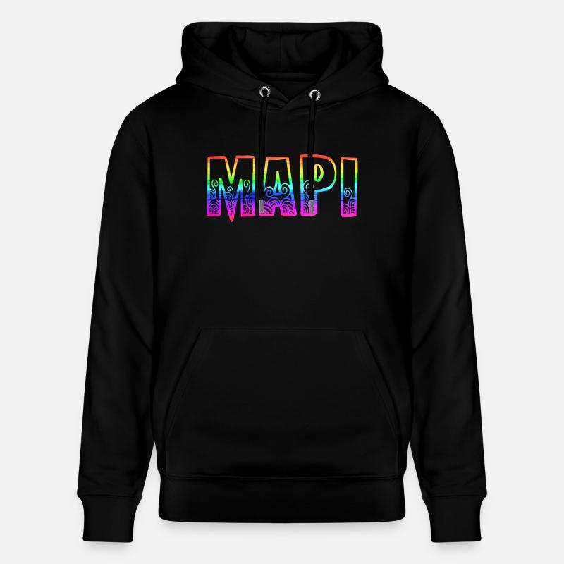 Mapi RS Arc-en-ciel - Sweat à capuche bio CRUISER Stanley/Stella Unisexe - noir