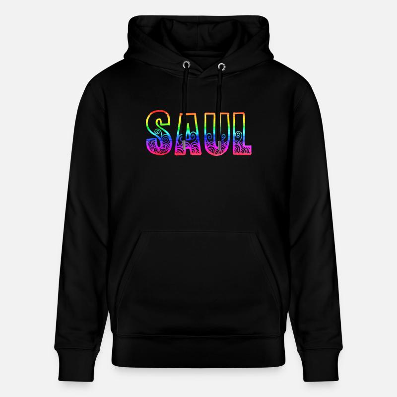 L’arc-en-ciel de Saul R - Sweat à capuche bio CRUISER Stanley/Stella Unisexe - noir