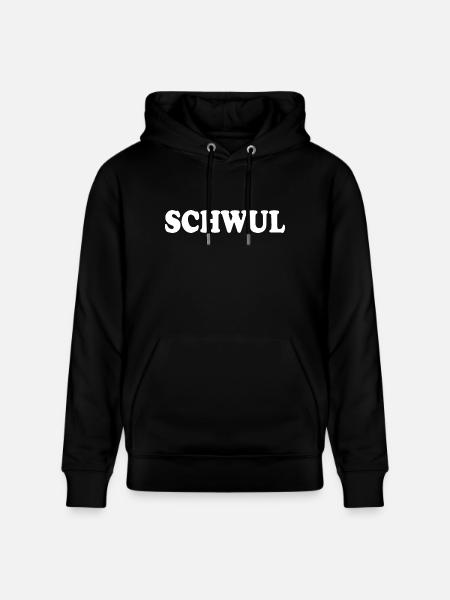 Schwul - Stanley/Stella Unisex Bio-Hoodie CRUISER - Schwarz