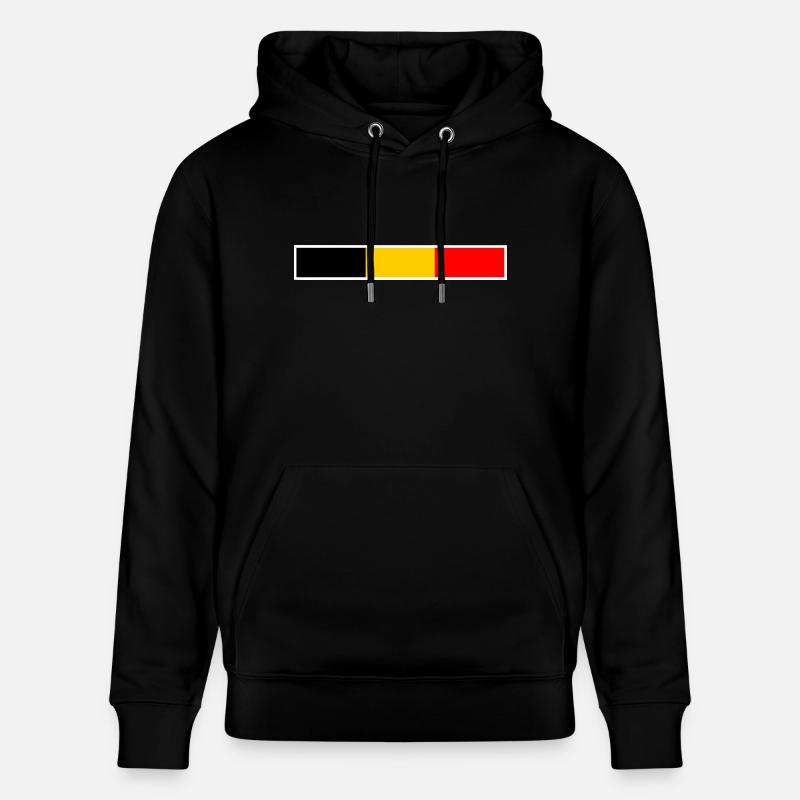 belgique - Sweat à capuche bio CRUISER Stanley/Stella Unisexe - noir