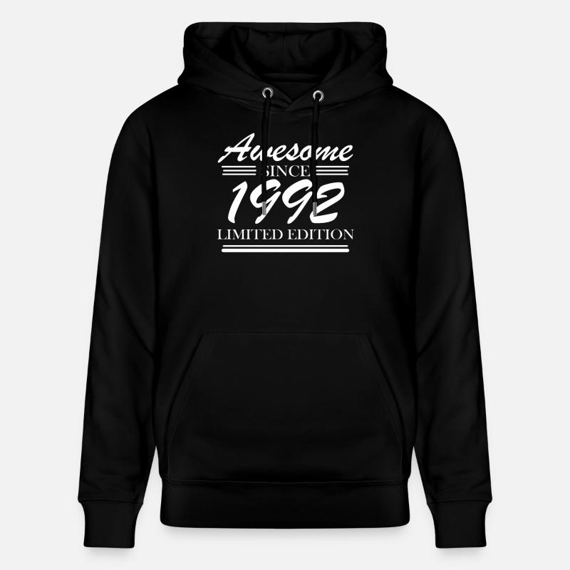 1992 - Sweat à capuche bio CRUISER Stanley/Stella Unisexe - noir