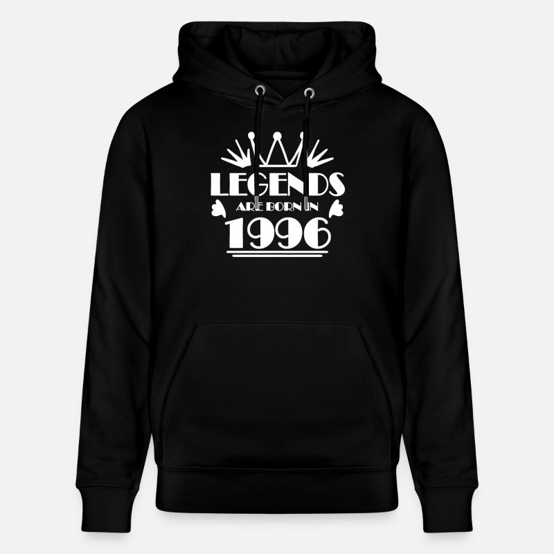 1996 - Né en 1996 - Sweat à capuche bio CRUISER Stanley/Stella Unisexe - noir